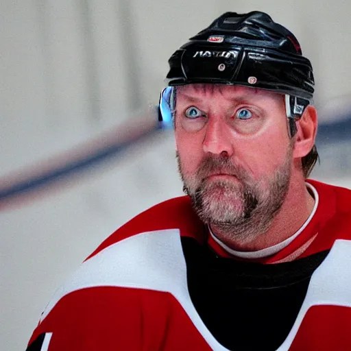 a portrait of Patrick Roy hockey coach Stable Diffusion OpenArt
