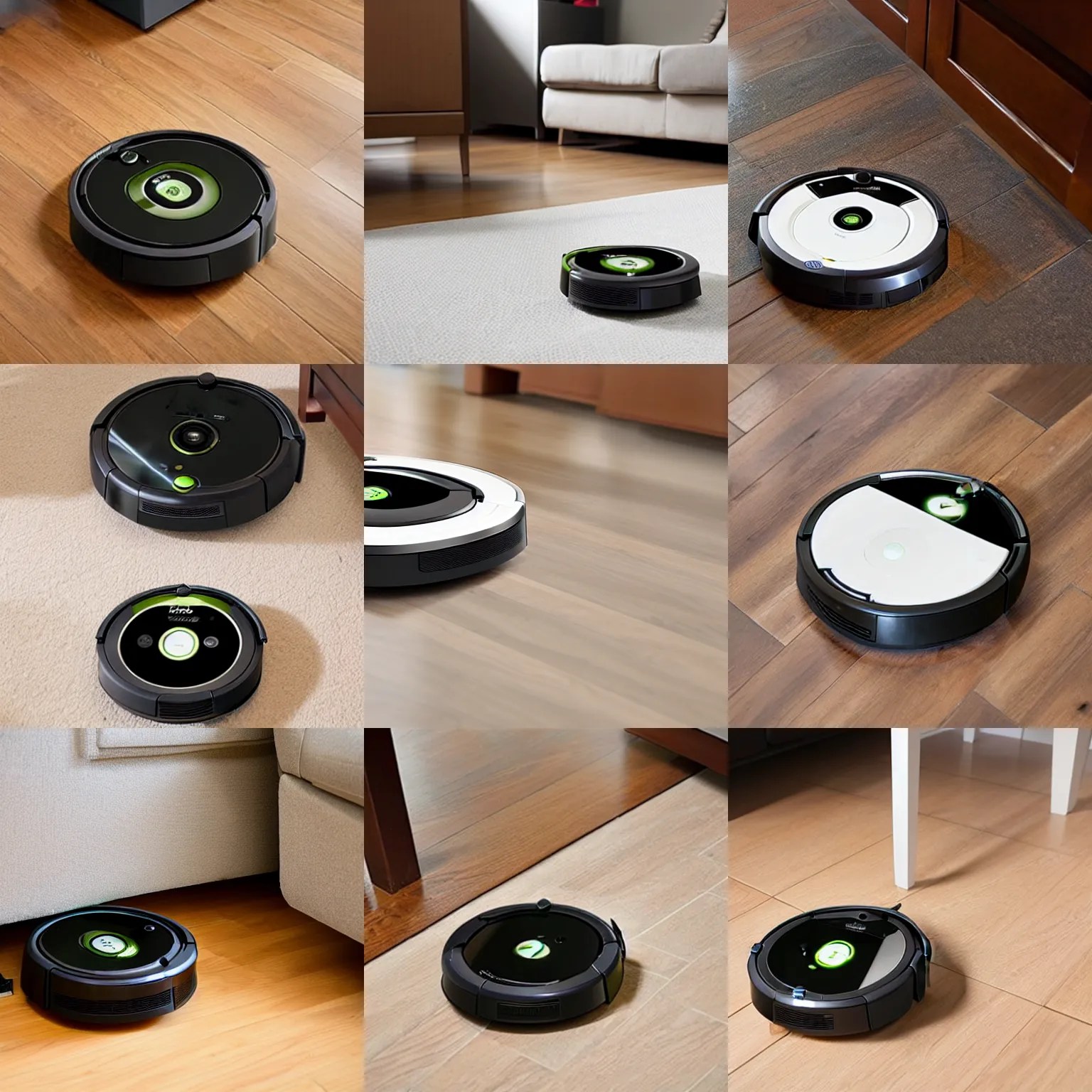 roomba with a security camera on it, security camera, Stable