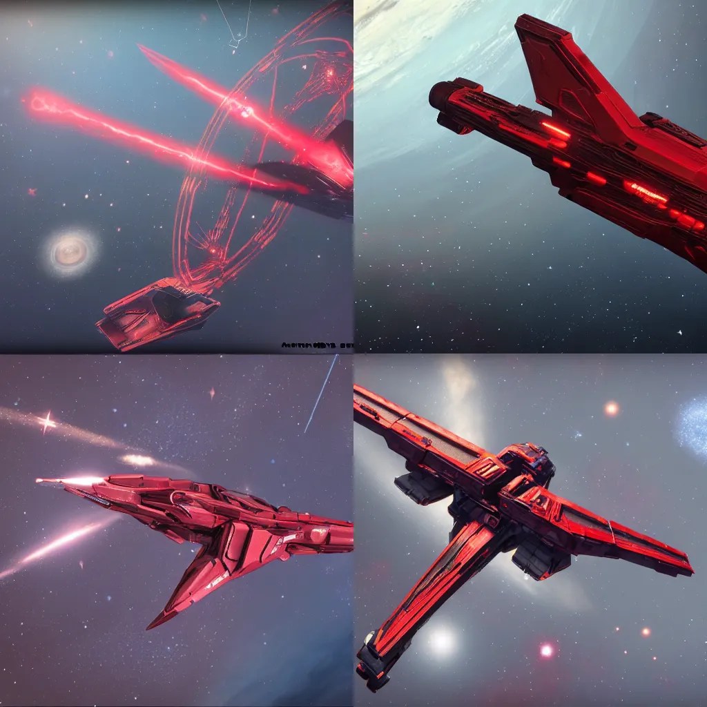 a Constellation Andromeda from star citizen painted in Stable