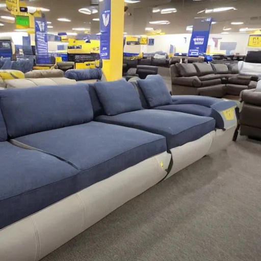 security footage of a couch robbing a Best Buy Stable Diffusion OpenArt