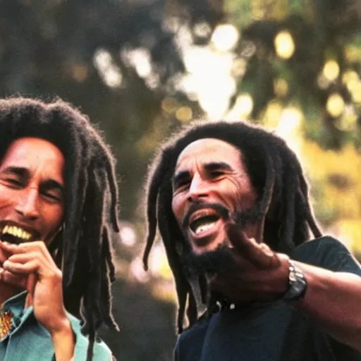 bob marley and steve jobs singing together Stable Diffusion OpenArt