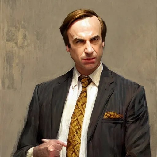 saul goodman, better call saul, painting by sargent Stable Diffusion