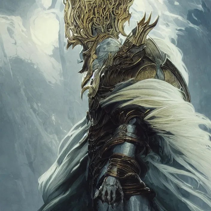 beautiful illustrated portrait of the nameless king Stable Diffusion