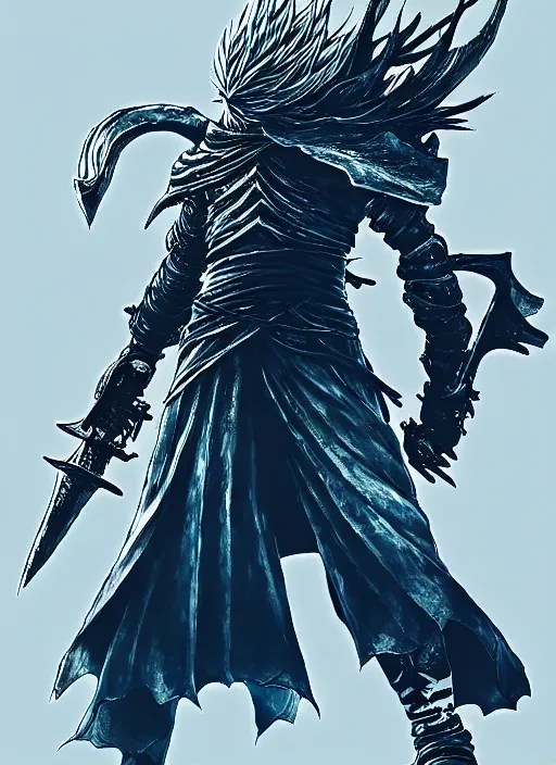 the nameless king from dark souls 3. in style of yoji Stable