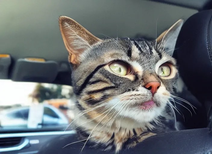 a cat as an uber driver Stable Diffusion OpenArt