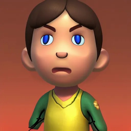 villager from super smash bros, digital art, detailed, Stable Diffusion OpenArt