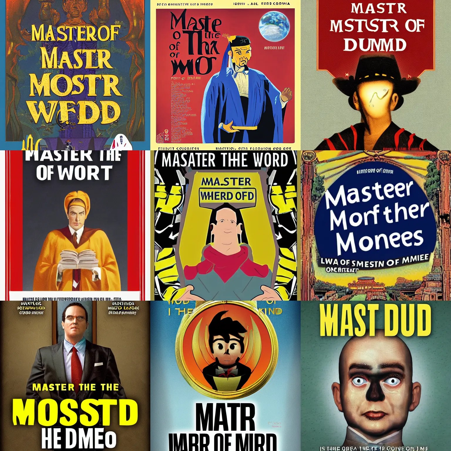 master of the world for dummies book cover Stable Diffusion