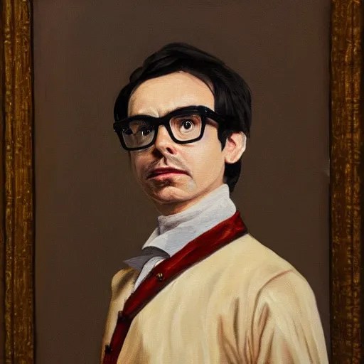 oil painting portrait of rivers cuomo as a french Stable Diffusion
