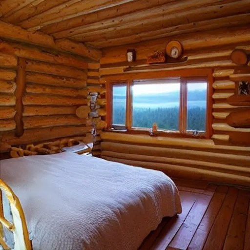 “inside log cabin room” Stable Diffusion OpenArt
