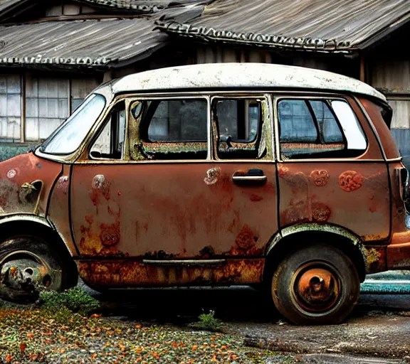 rusty japanese car Stable Diffusion OpenArt
