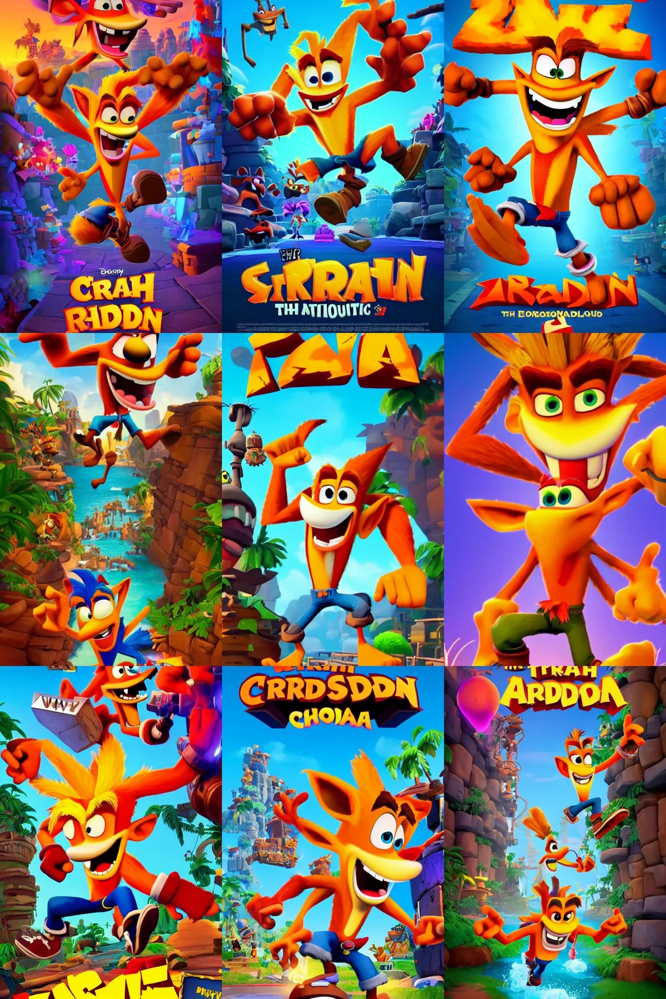 crash bandicoot the movie ( 2 0 2 4 ), sony pictures Stable Diffusion