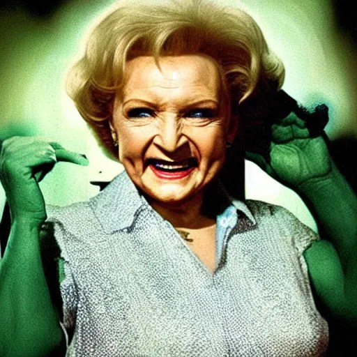 betty white as the incredible hulk Stable Diffusion OpenArt