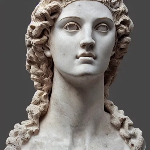 most aesthetic and virtuous marble sculpture of Helen Stable