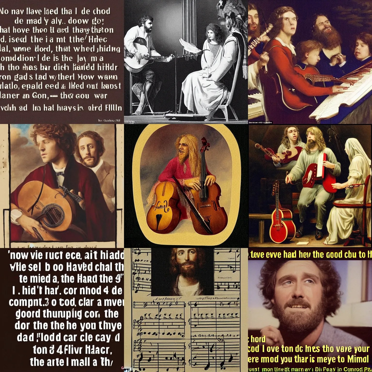 now i've heard there was a secret chord that david Stable Diffusion