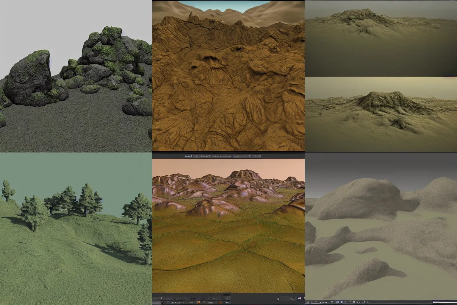 Landscape, with zbrush Stable Diffusion OpenArt