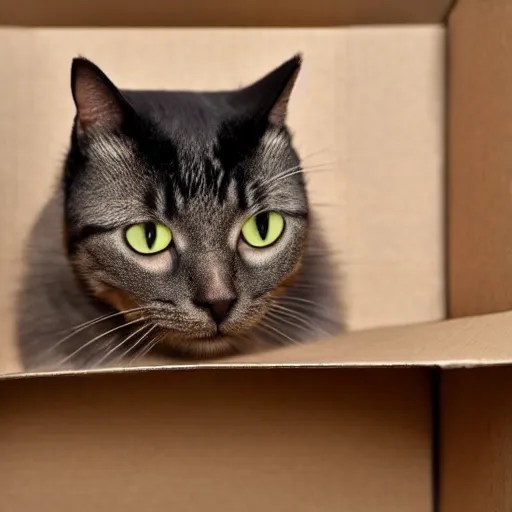 cat, cardboard box Stable Diffusion OpenArt