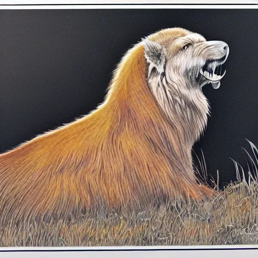 a swanson airbrush illustration, mood is centered with Stable