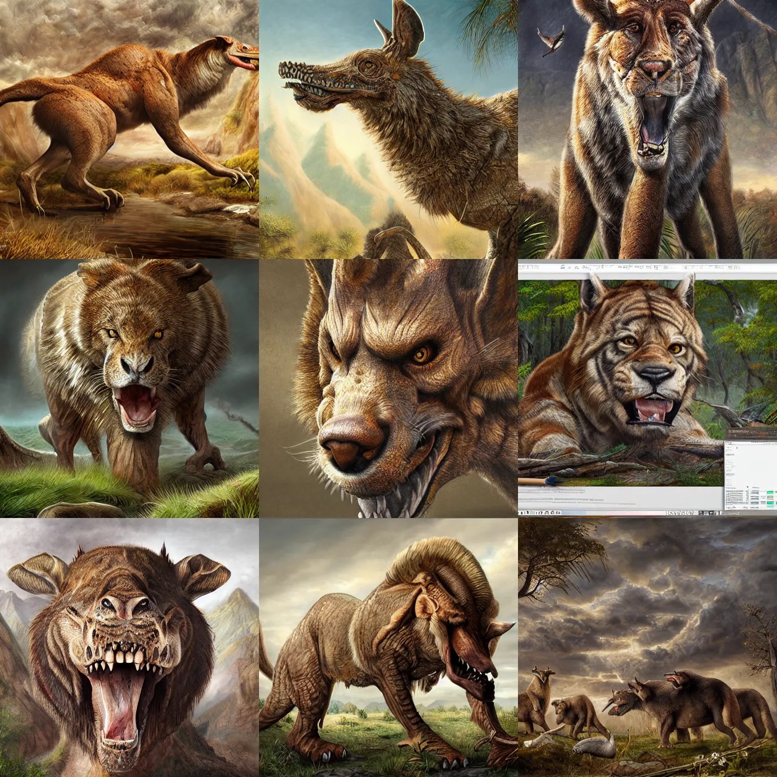 Paleoart, realistic painting, high definition, Stable Diffusion