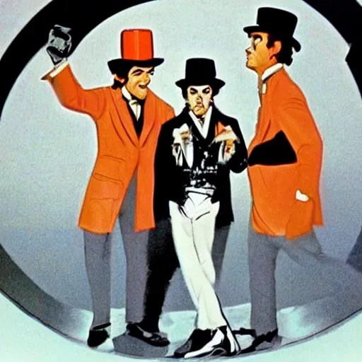 A Clockwork Orange, by Walt Disney, cinematic Stable Diffusion OpenArt