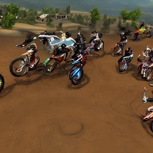 erzberg rodeo off road motorcycle race in a 7 circles Stable