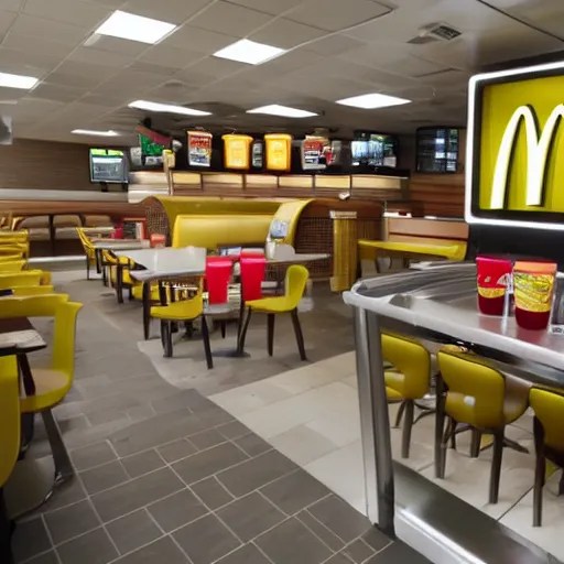 mcdonalds in the backrooms Stable Diffusion OpenArt