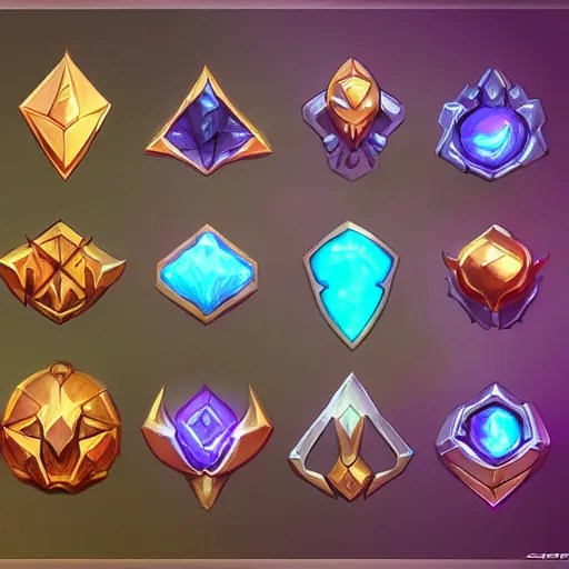 Hextech, League of legends, gemstone, style of arcane, Stable Diffusion