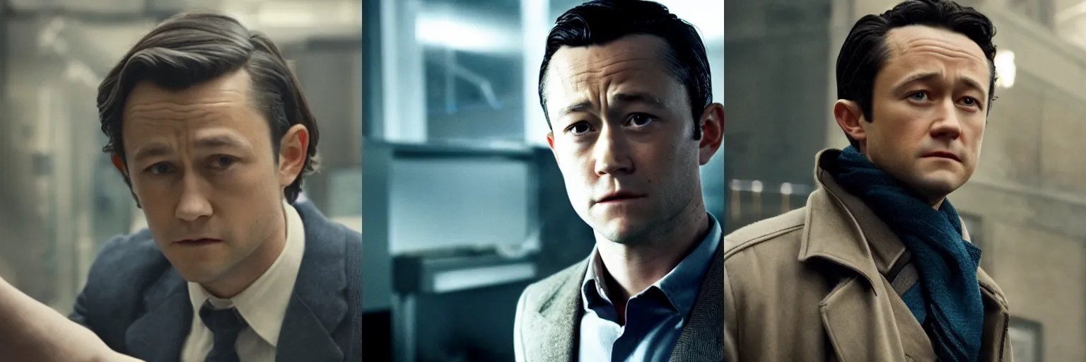 closeup of Joseph GordonLevitt as a detective in a Stable Diffusion OpenArt