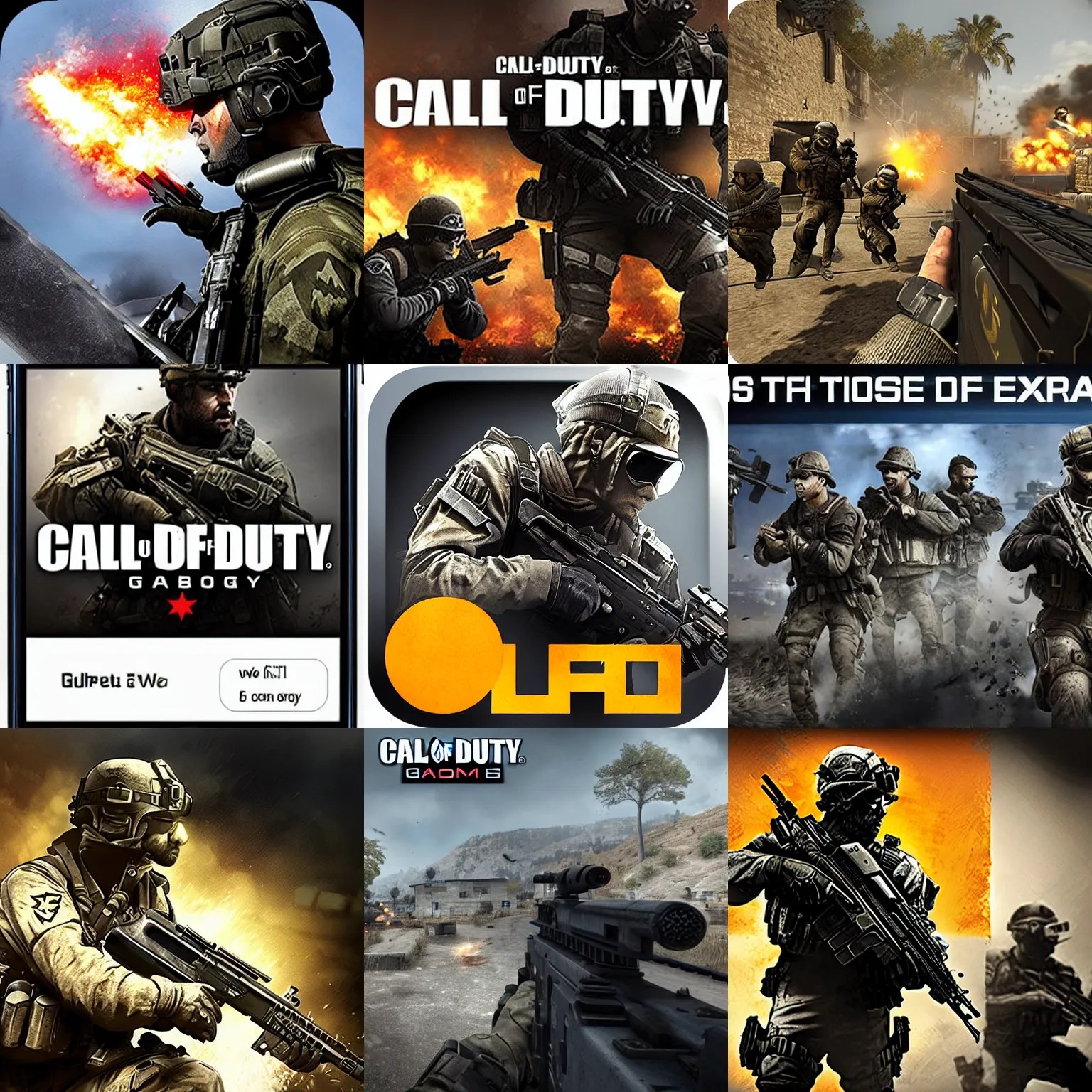 call of duty app game AppStore Stable Diffusion OpenArt