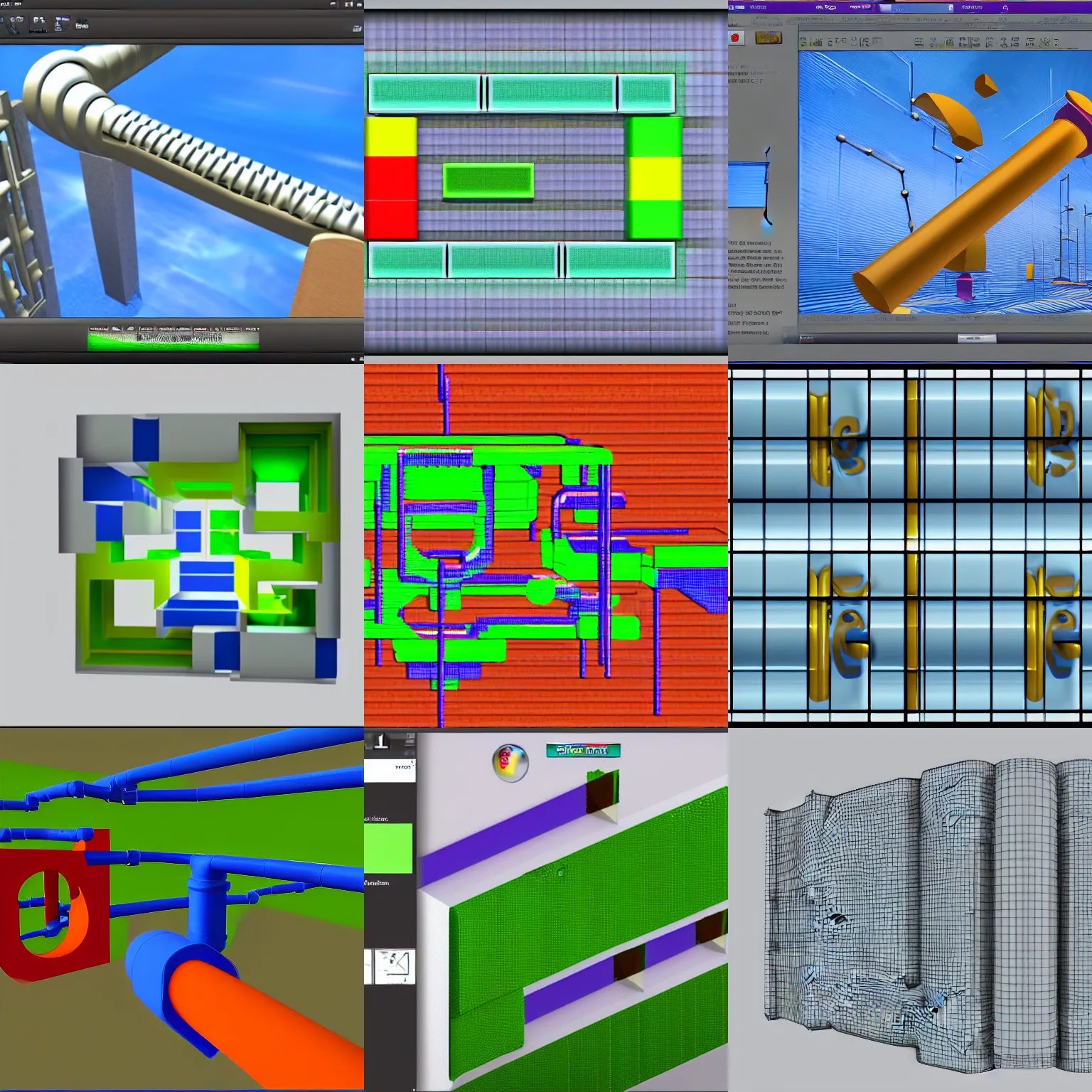 3d pipe screensaverwindows 98 Stable Diffusion OpenArt