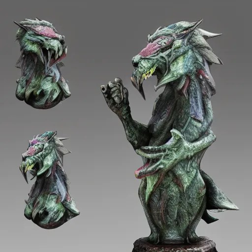 realistic discord statue with colors Stable Diffusion OpenArt