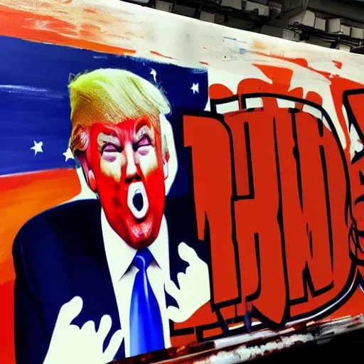 donald trump paint huffer guy Stable Diffusion OpenArt