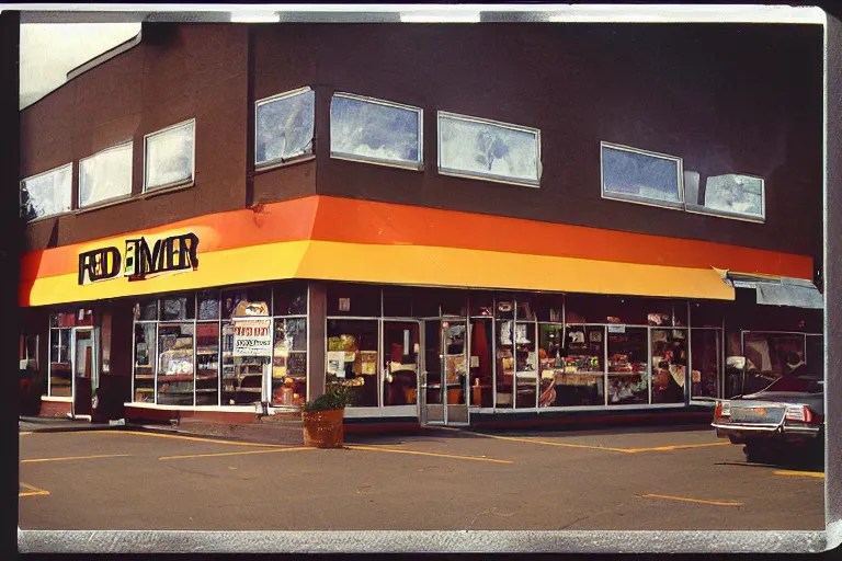 fred meyer deli in 1 9 9 8. polaroid Stable Diffusion OpenArt
