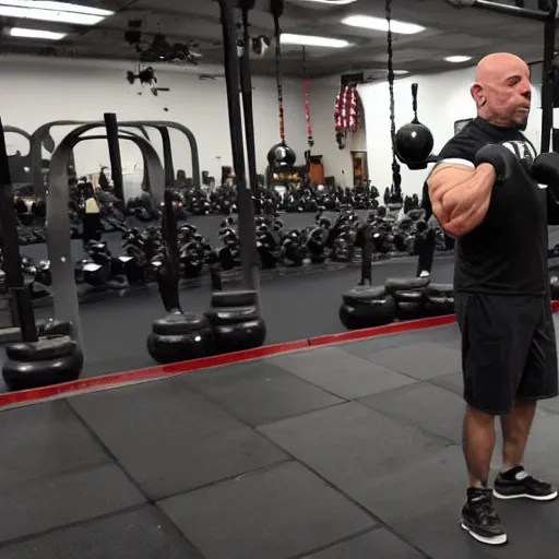 photo of joe rogan lifting kettlebells, Stable Diffusion OpenArt