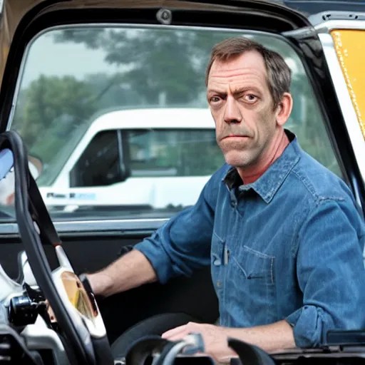 hugh laurie driving a truck Stable Diffusion OpenArt