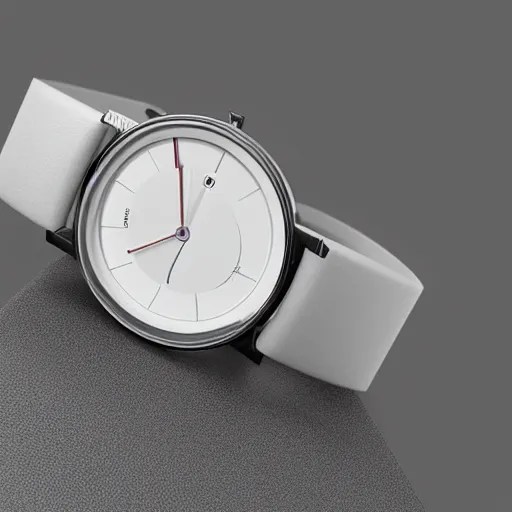 Timeless Braun watch designed by Dieter Rams in the Stable Diffusion