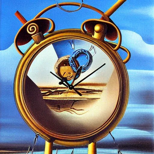 clock oil painting by Salvador Dali Stable Diffusion OpenArt