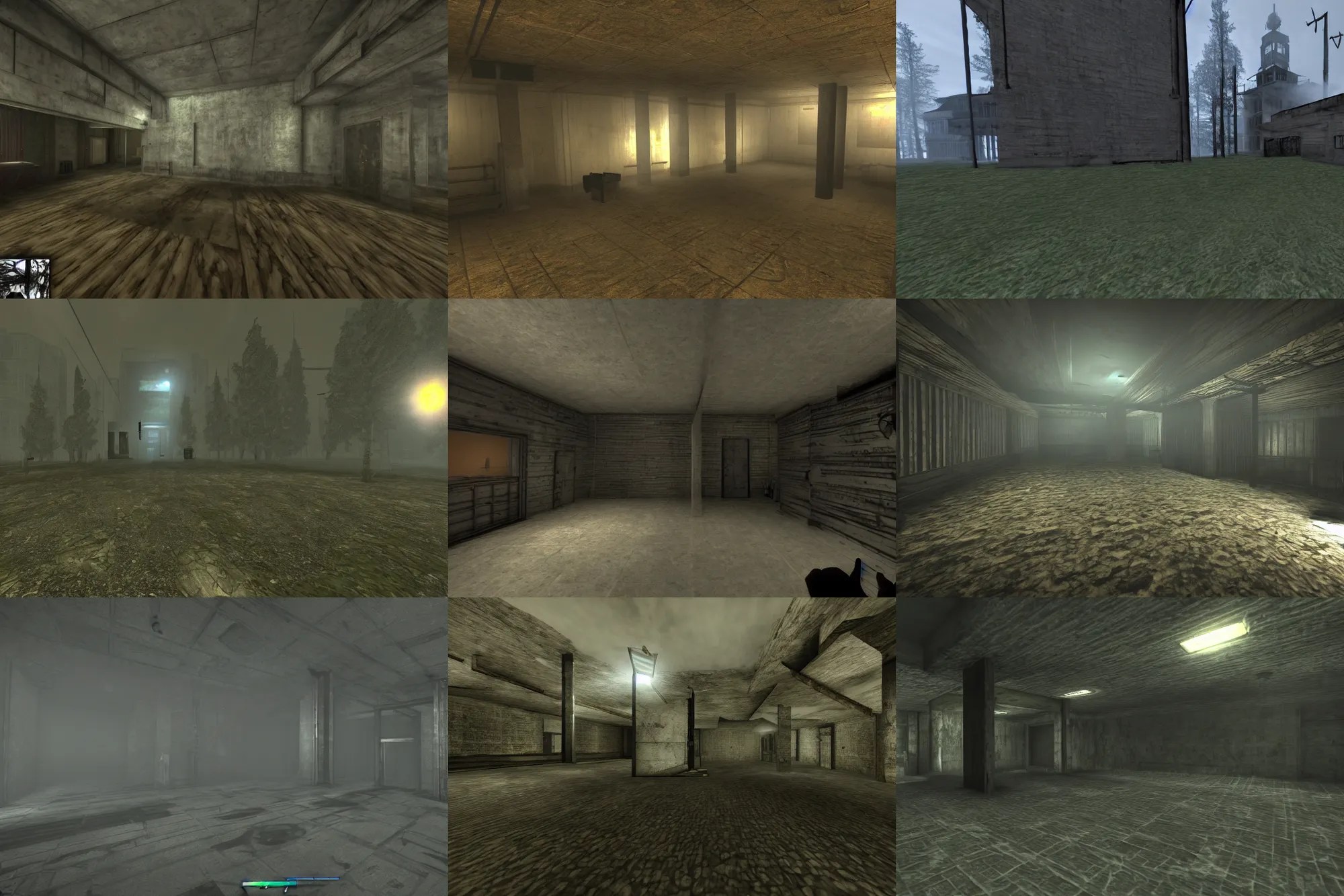 garry's mod, steam maps, liminal spaces, Stable Diffusion