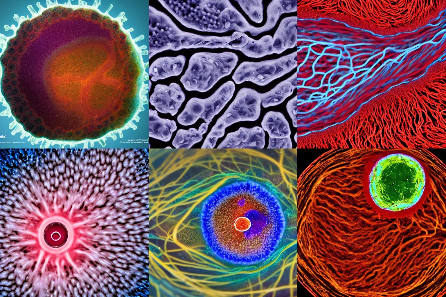 bacteria zoom nucleus national geographic 4 k award Stable Diffusion