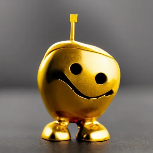 golden emogi poop trophy macro Stable Diffusion