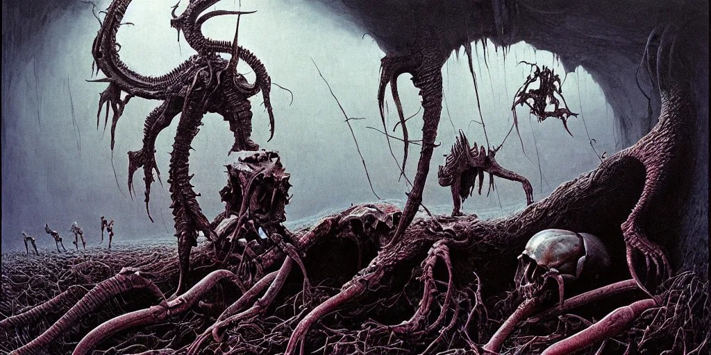 scorpions!! crawling through the cavities of a ((large Stable