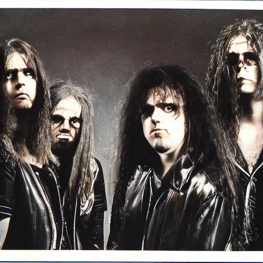 1 9 8 0 s death metal band promo photo, fine detailed, Stable