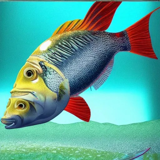 fish swimming in a blender, photorealistic, detailed Stable Diffusion