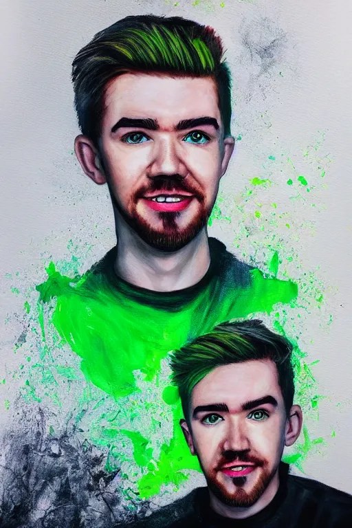 Sean McLoughlin, Jacksepticeye, Irish Youtuber, solo Stable Diffusion