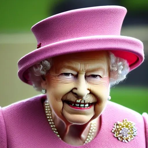 queen elizabeth as a minecraft skin Stable Diffusion OpenArt