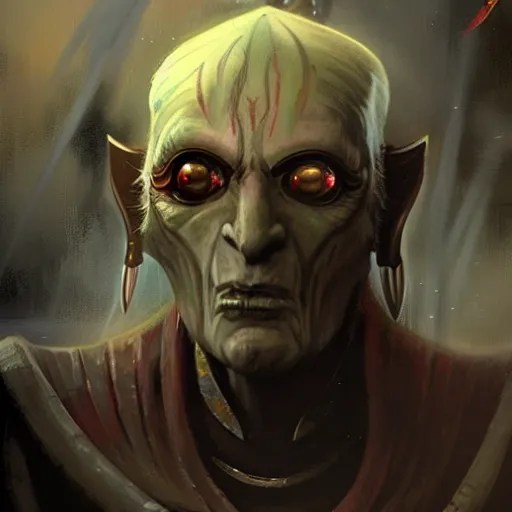concept art viceroy nute gunray from star wars Stable Diffusion