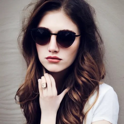 Hazel eyes, Almond shaped eyes, medium length hair, Stable Diffusion