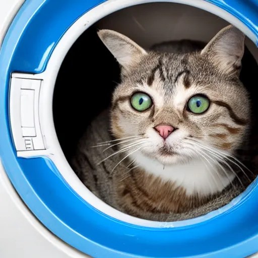 cat in a washing machine Stable Diffusion OpenArt