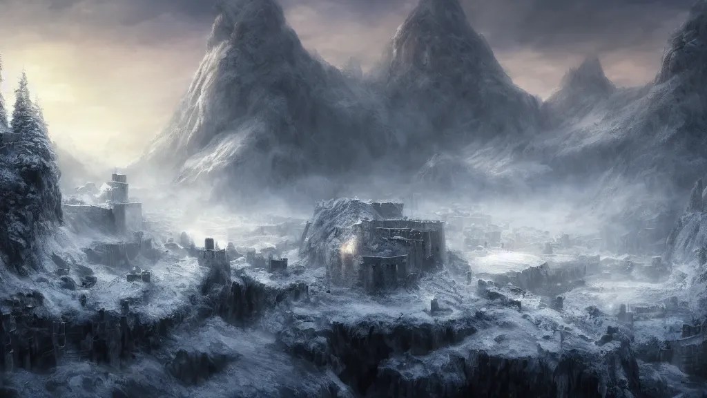 beyondthewall, asoiaf, snowy, Game of Thrones, Stable Diffusion