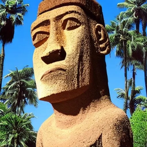 giga chad face Easter island head Stable Diffusion OpenArt