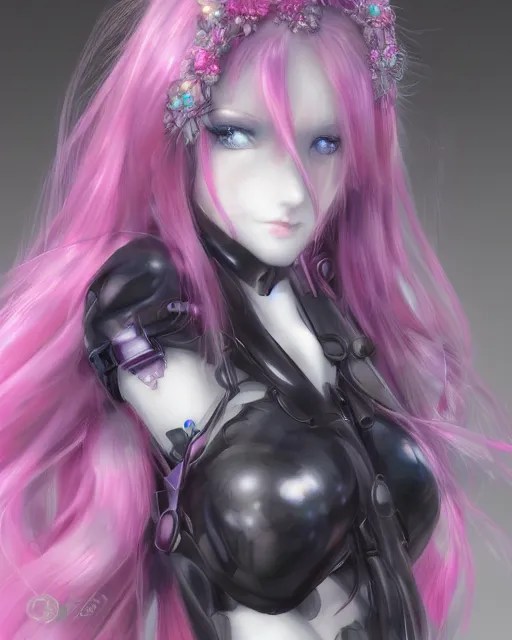 Sophie Xeon by Yoshitaka Amano 4k hyper detailed Stable Diffusion